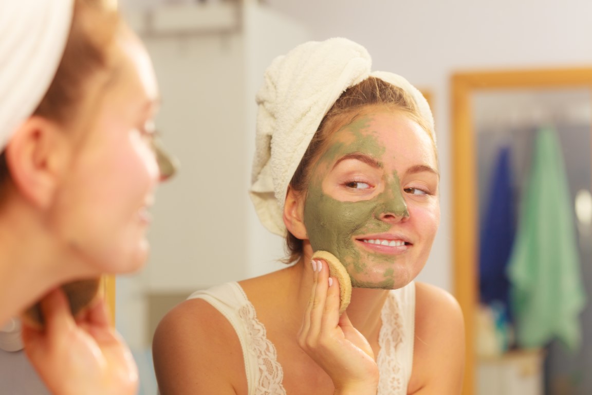 Masque anti acné à l’argile verte