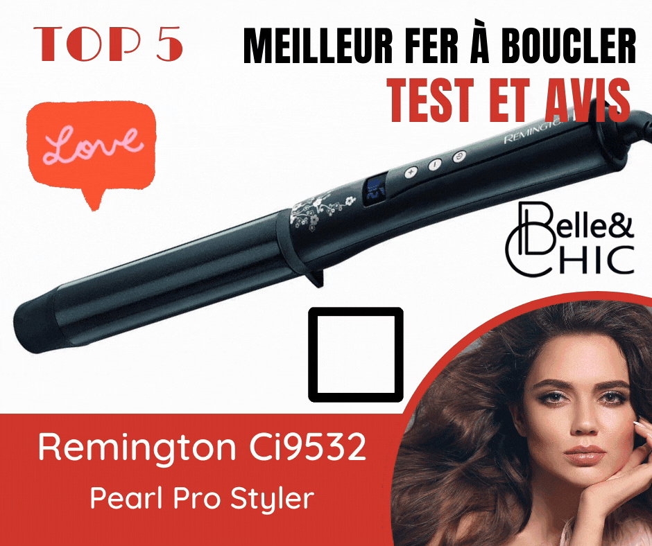 meilleur fer à boucler - Remington Ci9532 Pearl Pro Styler