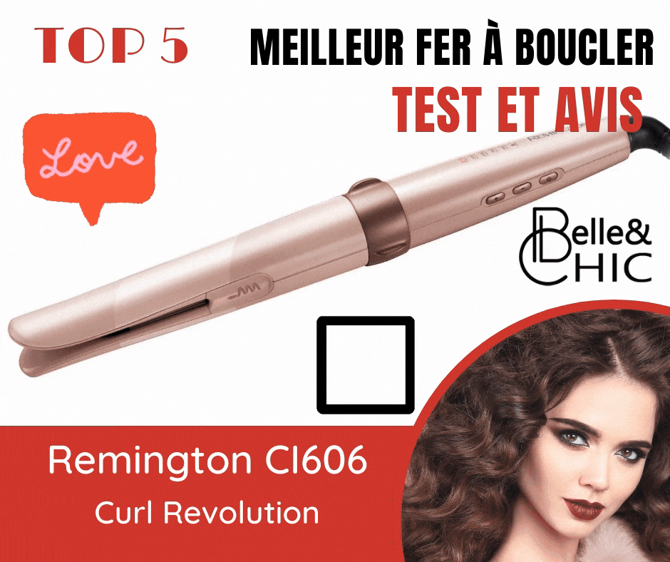 meilleur fer à boucler - Remington CI606 Curl Revolution