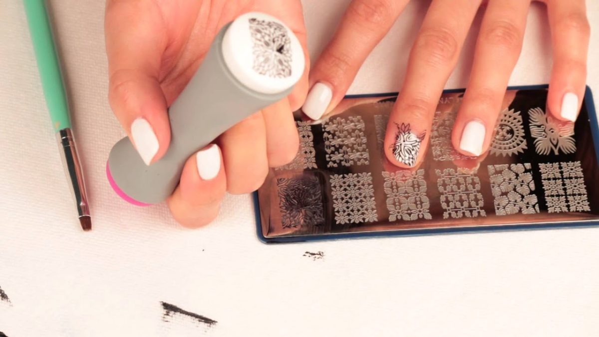 5. DIY Nail Art with Stamping Plates: Video Tutorial - wide 1