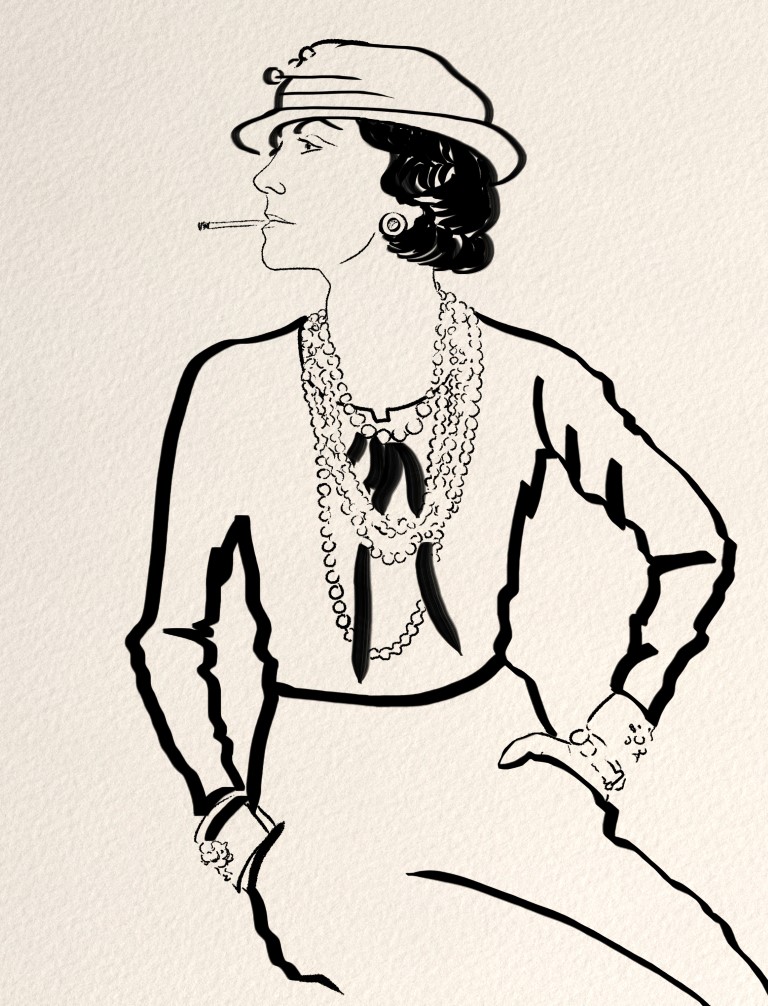 Gabrielle Chanel Illustration