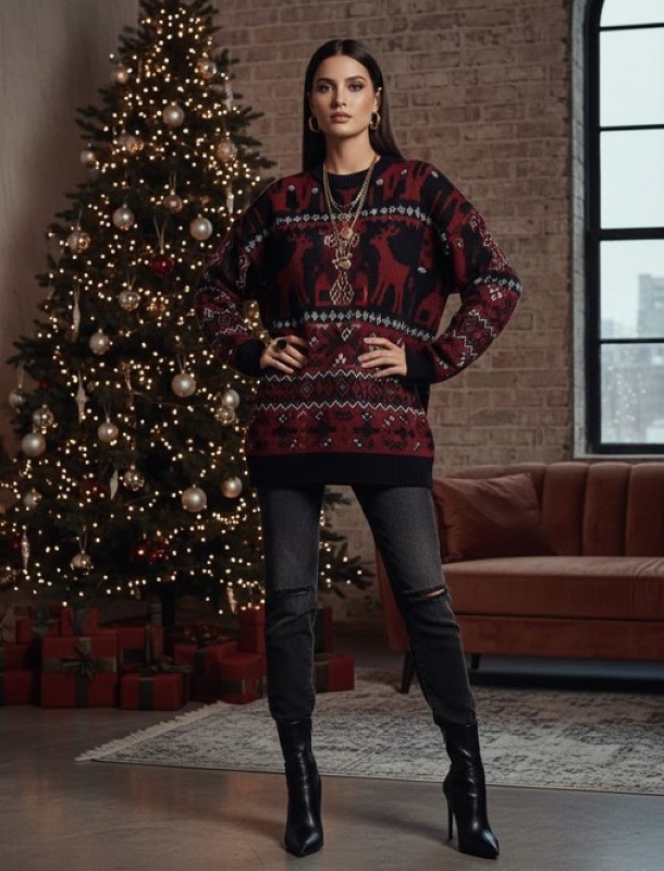 pull de noel stylé femme